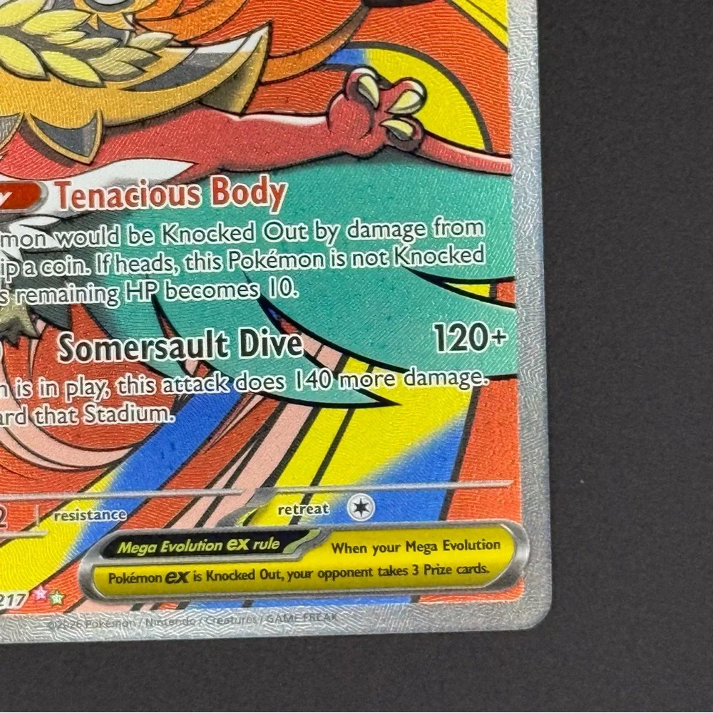 Pokemon ME: Ascended Heroes Mega Hawlucha ex 268/217 Mega Attack Rare